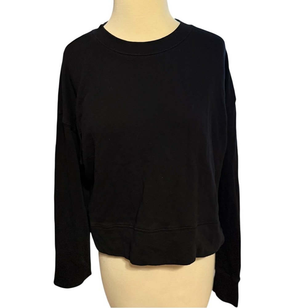 Perfectwhitetee Alexi French Terry Sweatshirt Black Size S